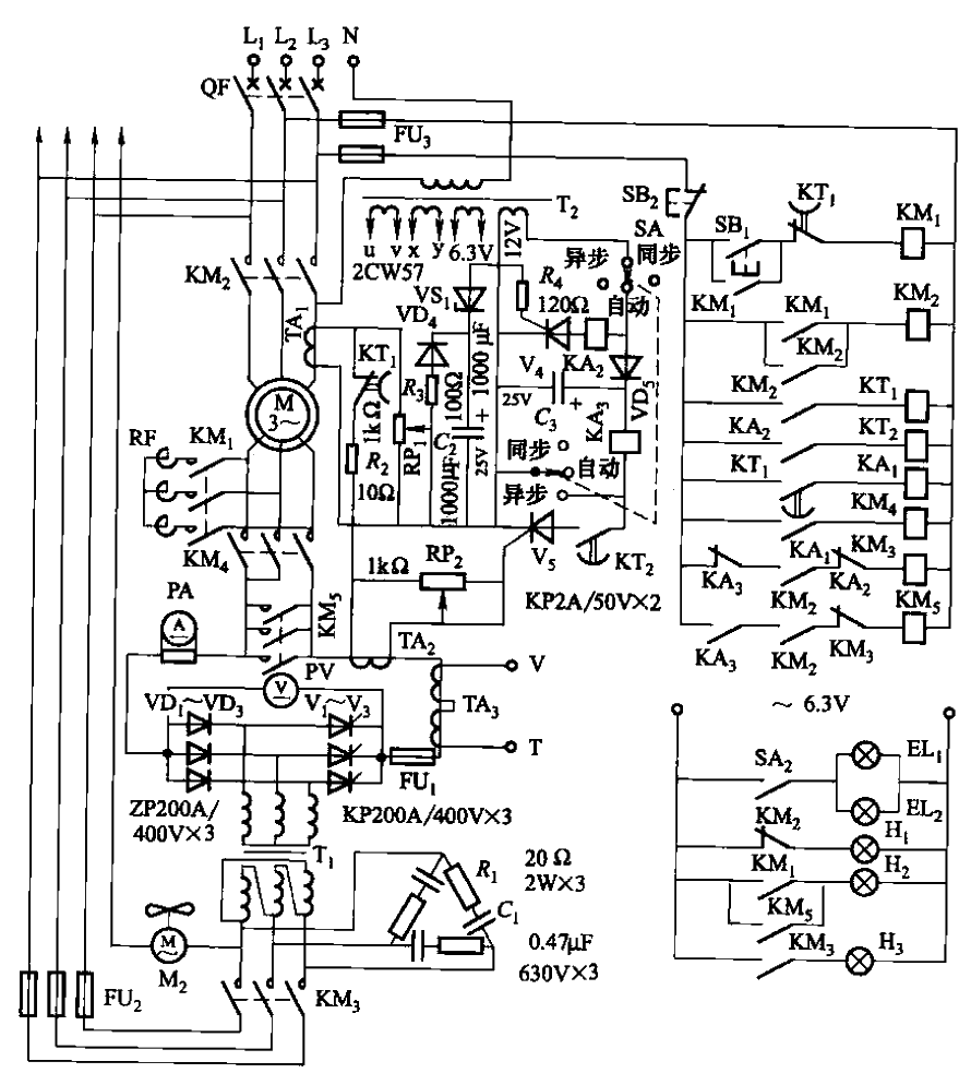 25.75kW<strong>Asynchronous motor</strong> synchronized operation<strong>main circuit</strong>and<strong>control circuit</strong>.gif