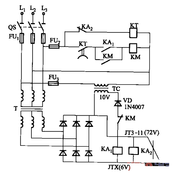 41. Three-phase CZ-320 silicon<strong>rectifier</strong><strong>DC welding machine</strong>no-load self-stop<strong>circuit</strong>.gif