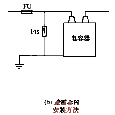 42. Lightning protection<strong>wiring</strong> of<strong>phase shifting</strong><strong>capacitor</strong> on pole b.gif