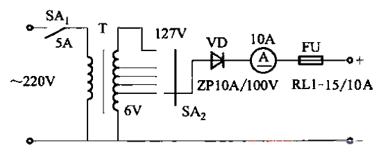 1.<strong>Half-wave rectification</strong>, step-adjustable <strong>Charging circuit</strong>.gif