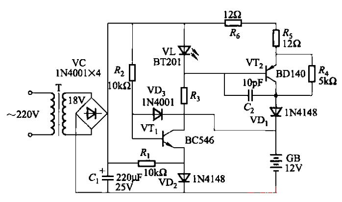 7. Cadmium Nickel<strong>Battery<strong>Charger</strong></strong>Circuit Three.gif