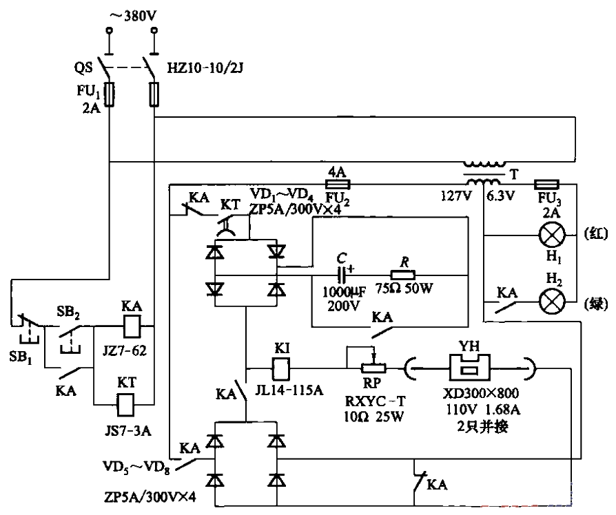 47.<strong>Milling machine</strong><strong>Electromagnetic</strong>Suction cup rapid degaussing<strong>Circuit</strong>.gif