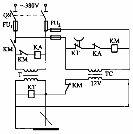 繼電器式交流弧焊機空載自停電路之一–電路圖–電子工程世界