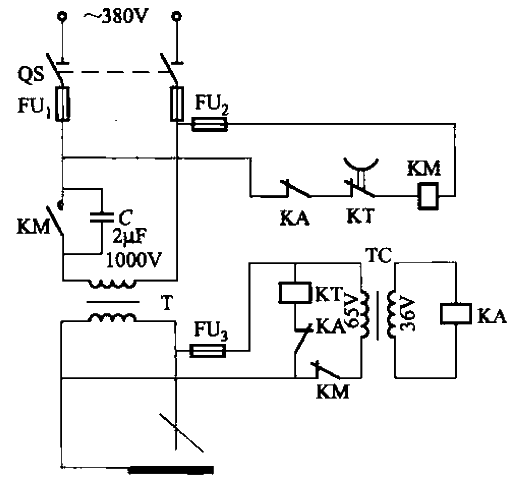 32.<strong>Relay</strong> type AC<strong>Arc welding machine</strong>No-load self-stop<strong>Circuit</strong>Part 2.gif