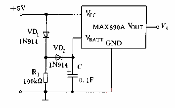 <strong>Circuit diagram</strong> for suppressing <strong>capacitor</strong> discharge.gif