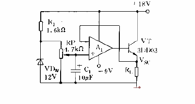 <strong>Op amp</strong><strong>Series type</strong><strong>Regulated power supply circuit</strong> Figure.gif