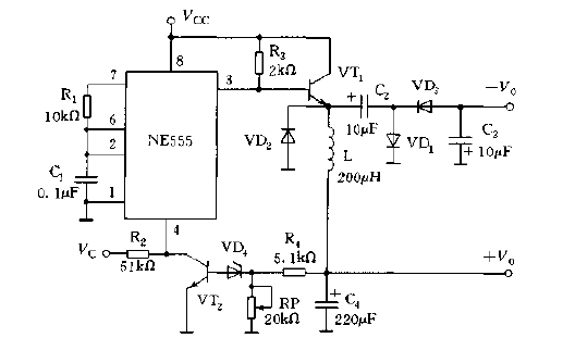 Adjustable bipolar step-down<strong>Regulated power supply circuit</strong>Fig.gif