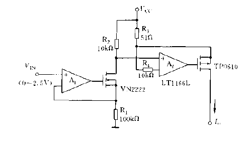 Adjustable<strong>current</strong> source<strong>circuit diagram</strong> composed of<strong>op amp</strong>.gif