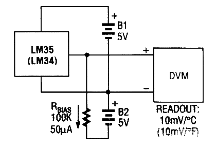 Low temperature temperature sensor