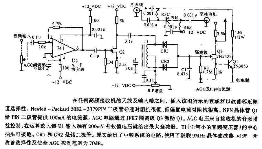 PIN diode attenuator