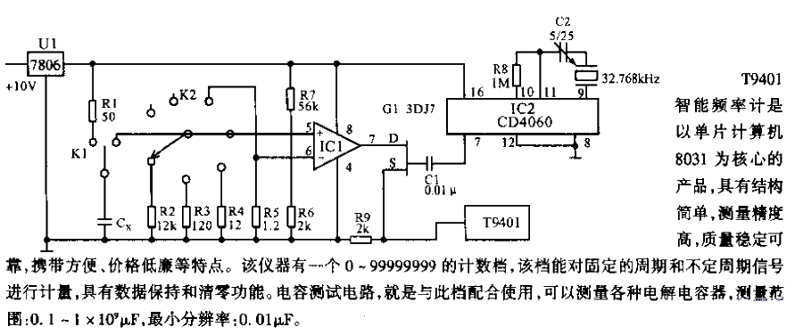 <strong>Frequency meter</strong> Additional <strong>Capacitance</strong> test function.gif