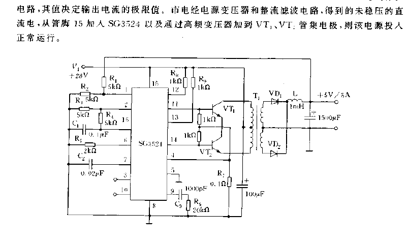 Push-pull<strong>PWM</strong><strong>regulated power supply circuit composed of<strong>SG3524</strong>Fig.gif