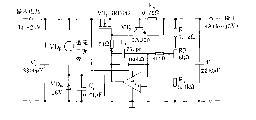 Excellent performance<strong>Linear regulated power supply</strong> circuit diagram.gif