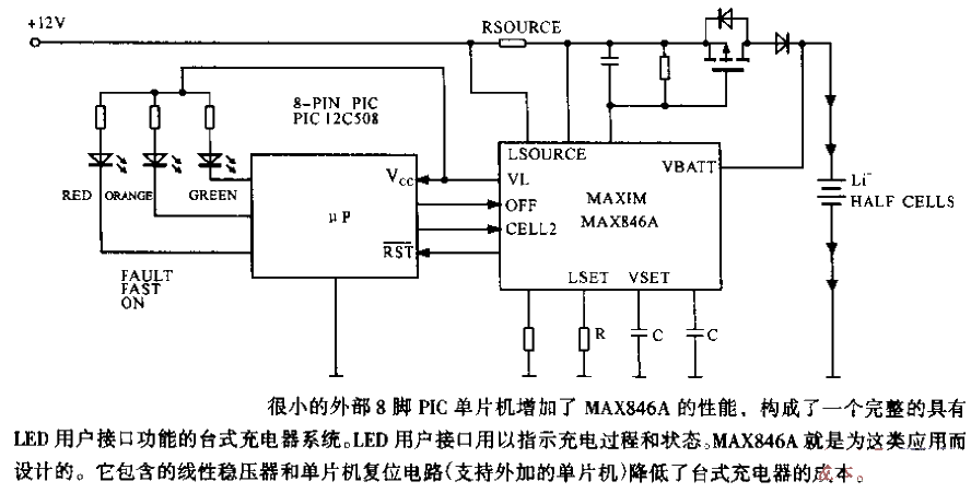 Lithium electronic battery charger