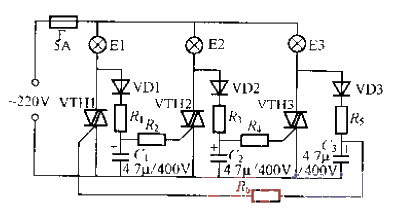 247.Three-way<strong>Flashing Light</strong>String<strong>Circuit</strong> (3).gif