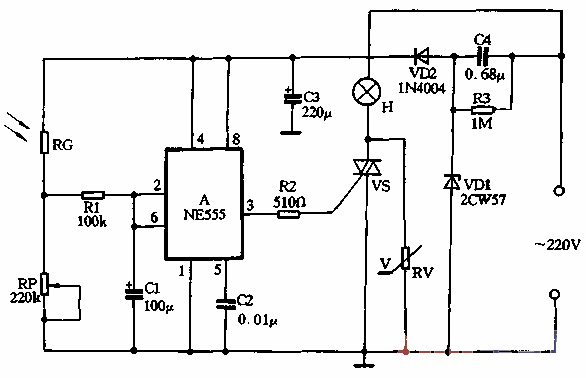 用 strong>ne555 /strong>製作 strong>光控 /strong> strong>自動燈 