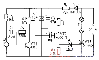 278.<strong>Voice control</strong><strong>Music lantern</strong> circuit (3).gif