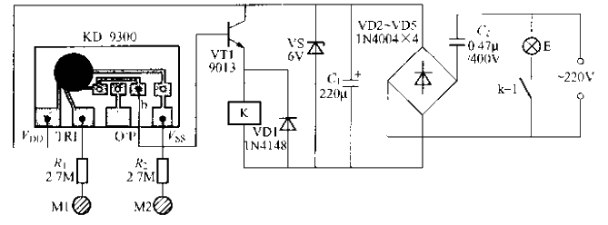 98.Double-button light<strong>switch circuit</strong> (8).gif