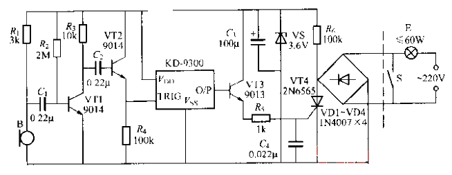 218.<strong>Voice control</strong>Delay light<strong>Switch circuit</strong> (3).gif