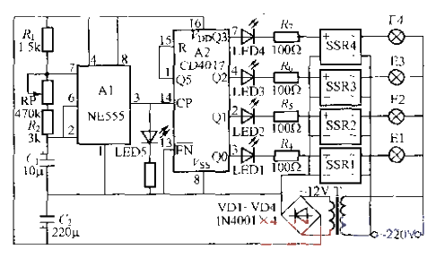 250. Four-way <strong>Flashing Lights</strong> String<strong>Circuit</strong> (1).gif