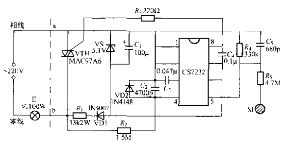 132.CS7232<strong>Touch type</strong><strong>Stepless dimming</strong>Lamp<strong>Circuit</strong> (1).gif