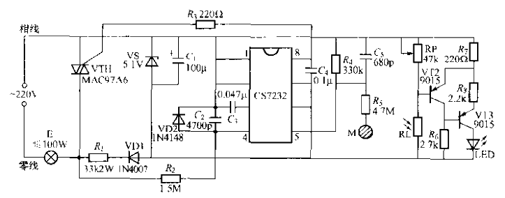 133.CS7232<strong>Touch type</strong><strong>Stepless dimming</strong>Lamp<strong>Circuit</strong> (2).gif