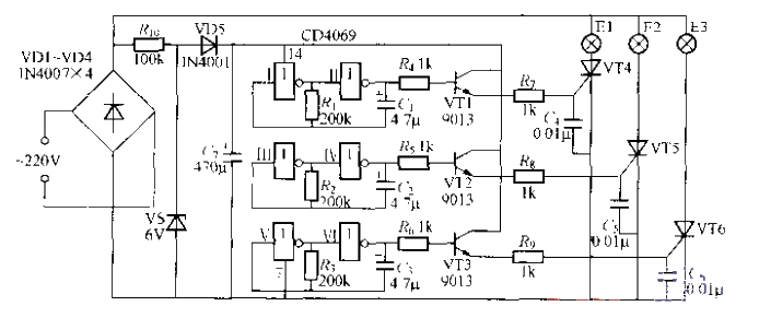 249. Three-way<strong>Flashing Light</strong>String<strong>Circuit</strong> (5).gif