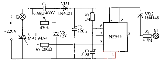 115.<strong>Touch type</strong> delay lamp circuit using <strong>Time base circuit</strong> (1).gif