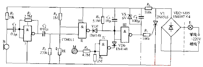 167. Light, sound and<strong>touch</strong> three-control staircase delay<strong>switch<strong>circuit</strong></strong>.gif