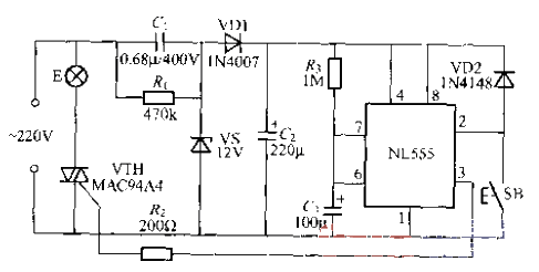 76. Delay lamp circuit using <strong>time base circuit</strong> (3).gif