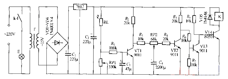 196. Simple<strong>Light-controlled street light</strong><strong>Circuit</strong> (6).gif