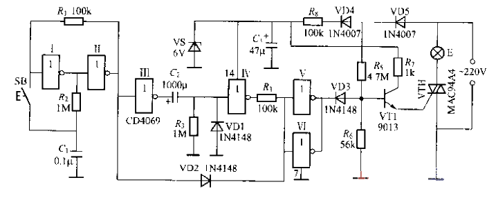 80. Delay light circuit using <strong>digital circuit</strong> (3).gif