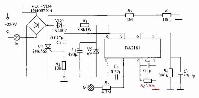 129.BA2181<strong>Touch</strong>Step<strong>Dimmer Lamp</strong><strong>Circuit</strong>.gif