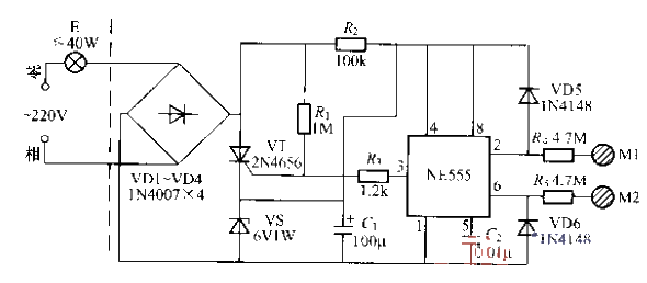 96.Double-button light<strong>switch circuit</strong> (6).gif