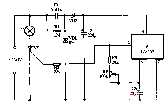 48. Use <strong>LM567</strong> to make a <strong>flash light</strong><strong>controller</strong>.gif