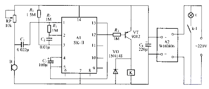 217.<strong>Voice control</strong>Delay light<strong>Switch circuit</strong> (2).gif