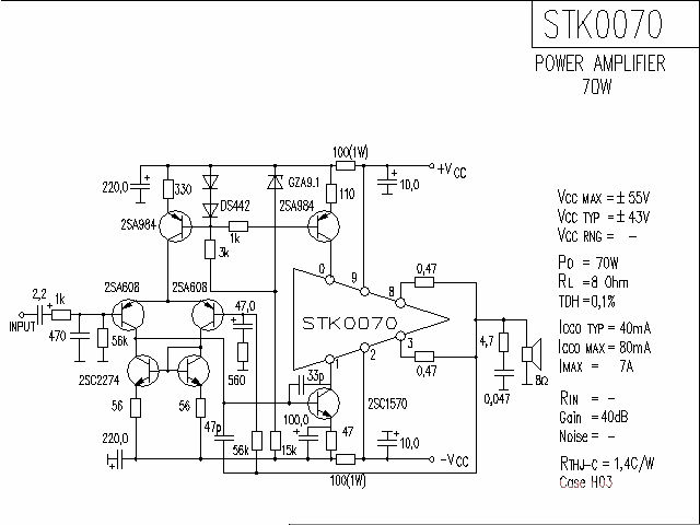 <strong><strong>ST</strong></strong>K0070 <strong><strong>Audio</strong></strong>IC<strong><strong>Circuit Diagram</strong></strong> .gif