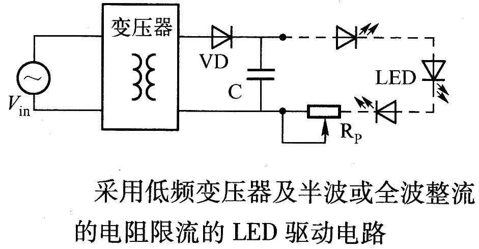 Using<strong>low frequency</strong><strong><strong>transformer</strong></strong>and half-wave or full-wave<strong><strong>rectifier</strong></strong><strong><strong> strong>Resistor</strong></strong>Current limiting<strong>LED drive circuit</strong>.jpg