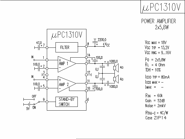 μ<strong>PC</strong>1310V<strong><strong>Audio</strong></strong>IC<strong><strong>Circuit Diagram</strong></strong>.gif