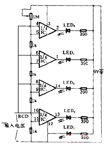 LED voltage measurement circuit diagram