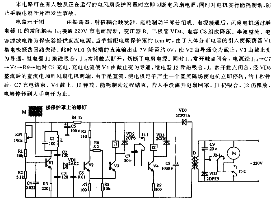 <strong><strong>Electric fan</strong></strong>Anti-electric shock security device<strong><strong>Circuit</strong></strong>.gif