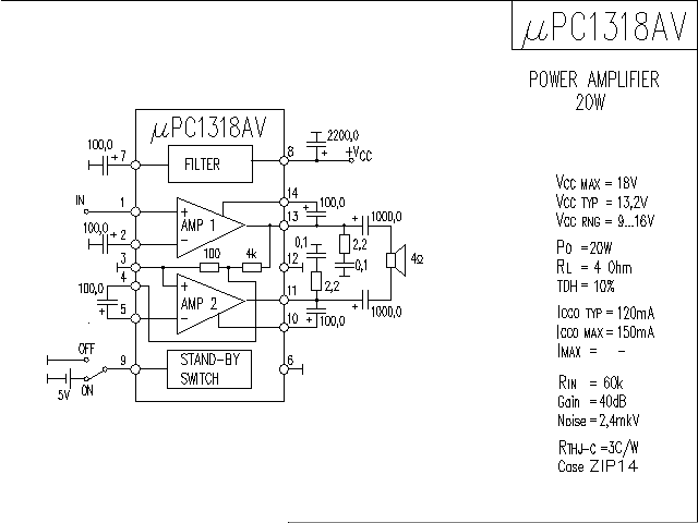 μ<strong>PC</strong>1318AV<strong><strong>Audio</strong></strong>IC<strong><strong>Circuit Diagram</strong></strong>.gif