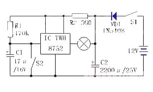 Motorcycle brake light delayed turn off circuit diagram