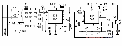 <strong><strong>Power Line Carrier</strong></strong> Remote Control<strong><strong>Alarm Circuit</strong></strong>Figure 1.gif