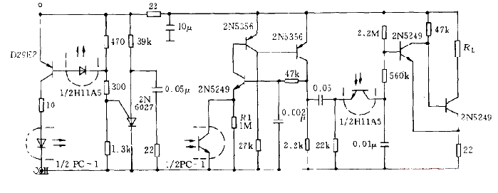 Remote control infrared detection circuit diagram