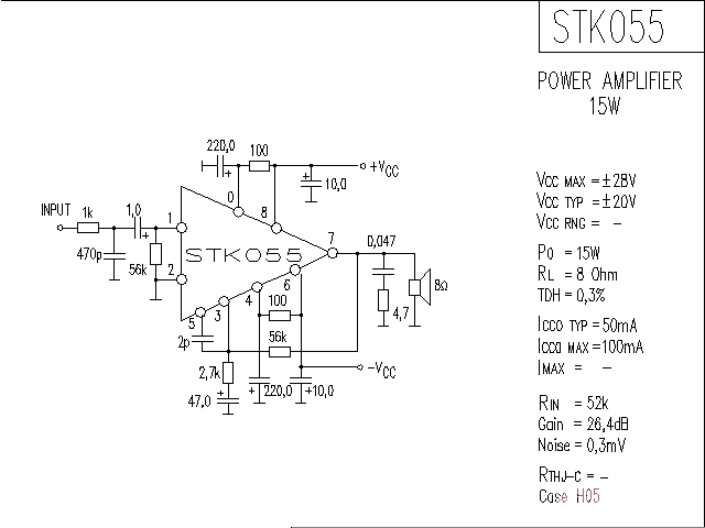 <strong><strong>ST</strong></strong>K055<strong><strong>Audio</strong></strong>IC<strong><strong>Circuit Diagram</strong></strong> .gif