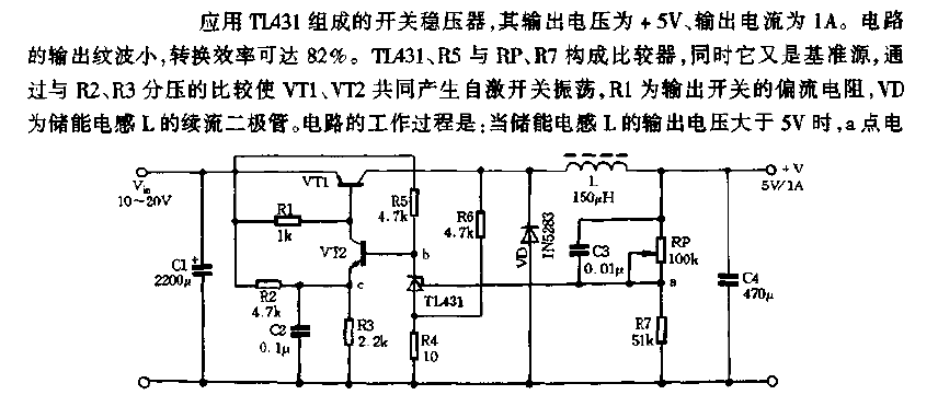 <strong><strong>Switching regulator composed of<strong><strong>TL431</strong></strong>.gif