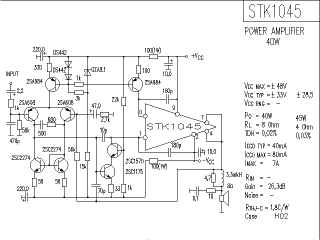 <strong><strong>ST</strong></strong>K1045<strong><strong>Audio</strong></strong>IC<strong><strong>Circuit Diagram</strong></strong>.gif