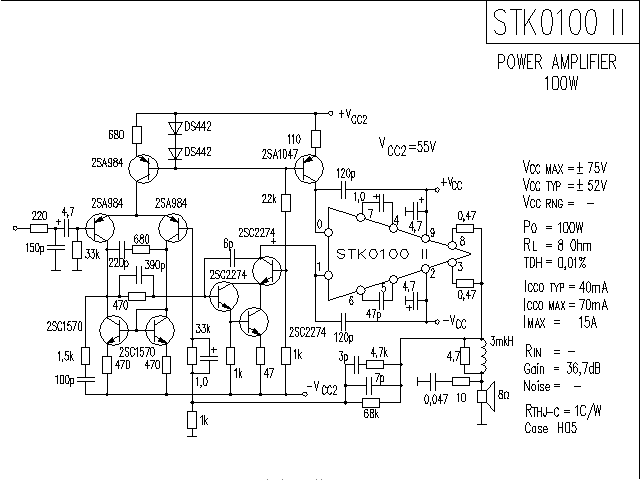 <strong><strong>ST</strong></strong>K0100II <strong><strong>Audio</strong></strong>IC<strong><strong>Circuit Diagram</strong></strong> .gif