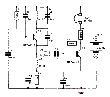 Easy-to-make<strong><strong>Short Wave</strong></strong>Super Regenerative Receiver<strong><strong>Machine Circuit Diagram</strong></strong>.gif